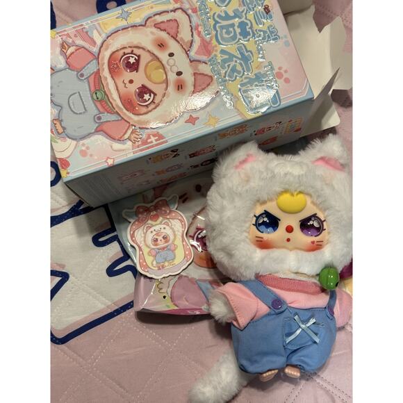 RARE SPECIAL EYES!!! Baby Three BB3 "Kitten Wardrobe" NEW White Kitten Cat - Picture 8 of 8